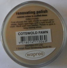 Cotswald Fawn Shoe Polish Cotswald Fawn Boot Polish
